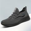 Lätta Casual Sneakers för Herrar med Halkfri Sula - Andningsbart Nät- och Tygtillverkat Ovandel, Slitstark PU-Sula, Rund Tå Låg Topp Design för Vandring, Utomhusbruk, Resor