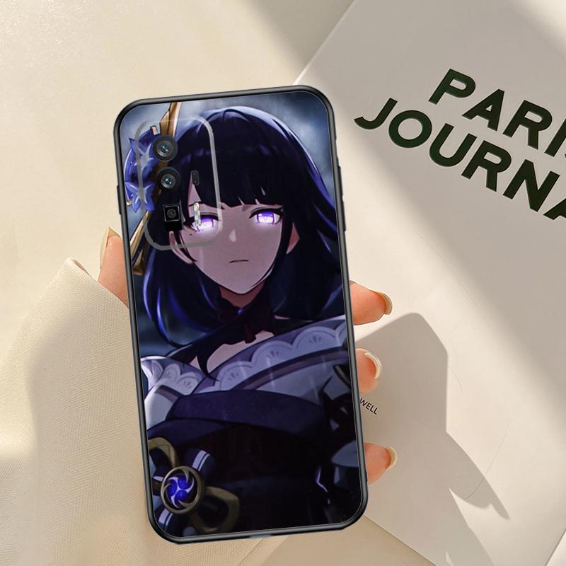 Raiden Shogun Genshin Impact Case For Xiaomi 14 15 Ultra 13T 14T 15T 17 Pro Max POCO X7 X5 X6 Pro F5 F6 F7 F8 Pro Coque