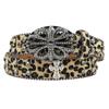 American Retro Leopard Print Rhinestone Hot Girl Style Design Belt Niche Millennial Style Jeans Accessories Belt