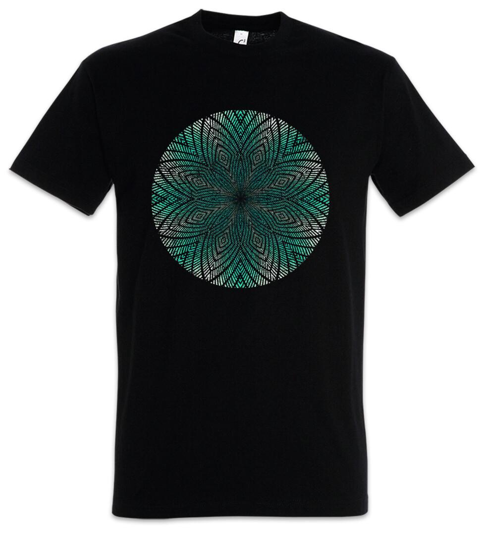 Kaleidoscope VI Men s T-Shirt Mens Womens Tees Top Crystal Kaleidoscope Psychedelic Art Art Hippie 2XL