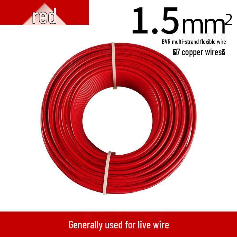 Flame Retardant BVR Stranded Wire: 1.5/2.5/4/6/10 sq mm for Home Decor