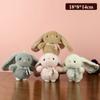 Charming Rural Bunny Soft Toy, Kids' Sleeping Partner, Cartoon Imagery, Ideal Childhood Gift
