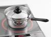 Yoshikawa Overflow Resistant Saucepan, 16cm, 2.1L, with Lid and Draining Function, Kurumentei, Tsubame-Sanjo, Made in Japan, SJ3199