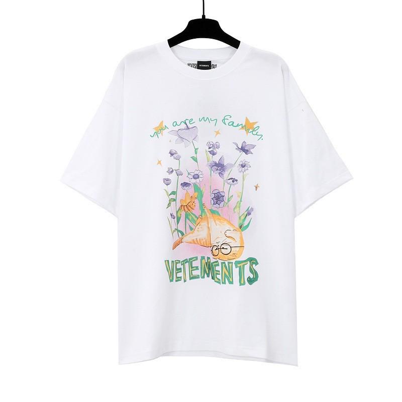 Unisex Oversized Cotton T-Shirt With Bold Letter Print Vintage Washed Loose Fit Casual Tee