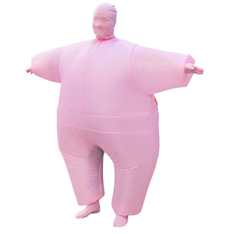 Disfraz Inflable de Salmón Azul Ninja para Fiesta de Halloween