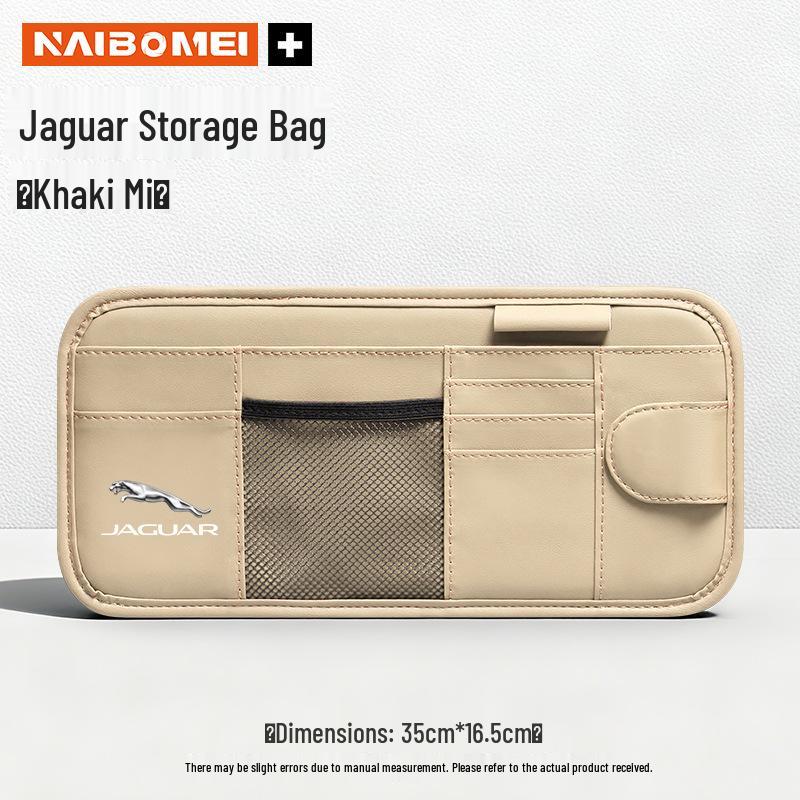 Jaguar XFL/F-PACE/XF/XEL/XJL Sonnenblenden-Aufbewahrungstasche & Brillenclip