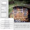 Stainless Steel Barbecue Net Is Commonly Used For Oiling And Drying Barbecue Racks, With Three  That Can Be Stacked