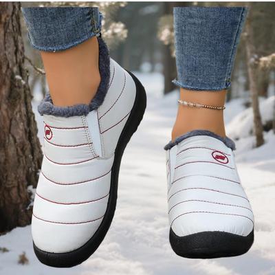Yeni Kadın Kar Botları Su Geçirmez Peluş Ayak Bileği Botları Kolay Giyilen Rahat Platform Ayakkabılar Kadınlar İçin Moda Outdoor Unisex Ayakkabılar