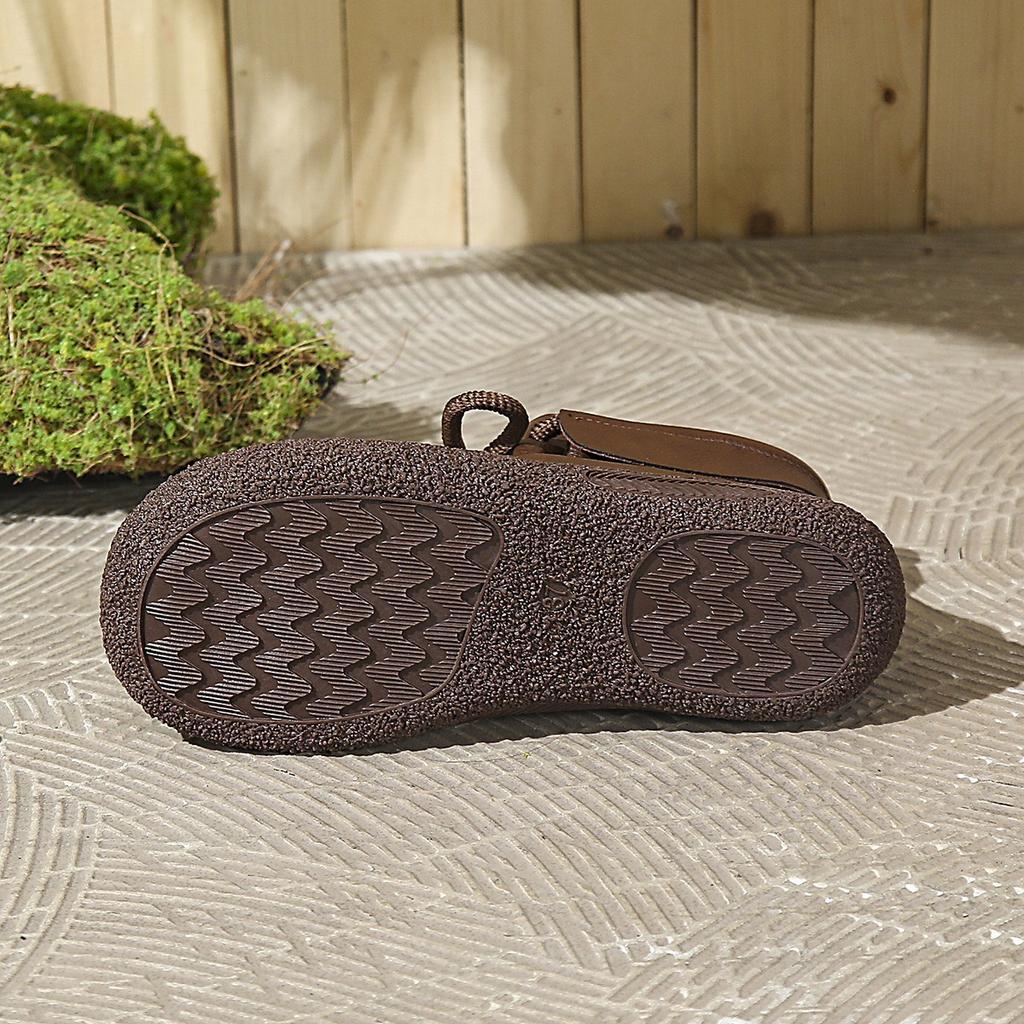 Leather Boots, Single Boots, Women's Shoes, Casual Shoes, Thick Soled Shoes, Comfortable, Lace Up Shoes, Short Boots, Women's Boots