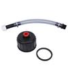 Racing Fuel Filler Hose Kit Replacement for Jegs 3 5 5.5 Gallon Jugs Fuel Jug Hose with Cap Black