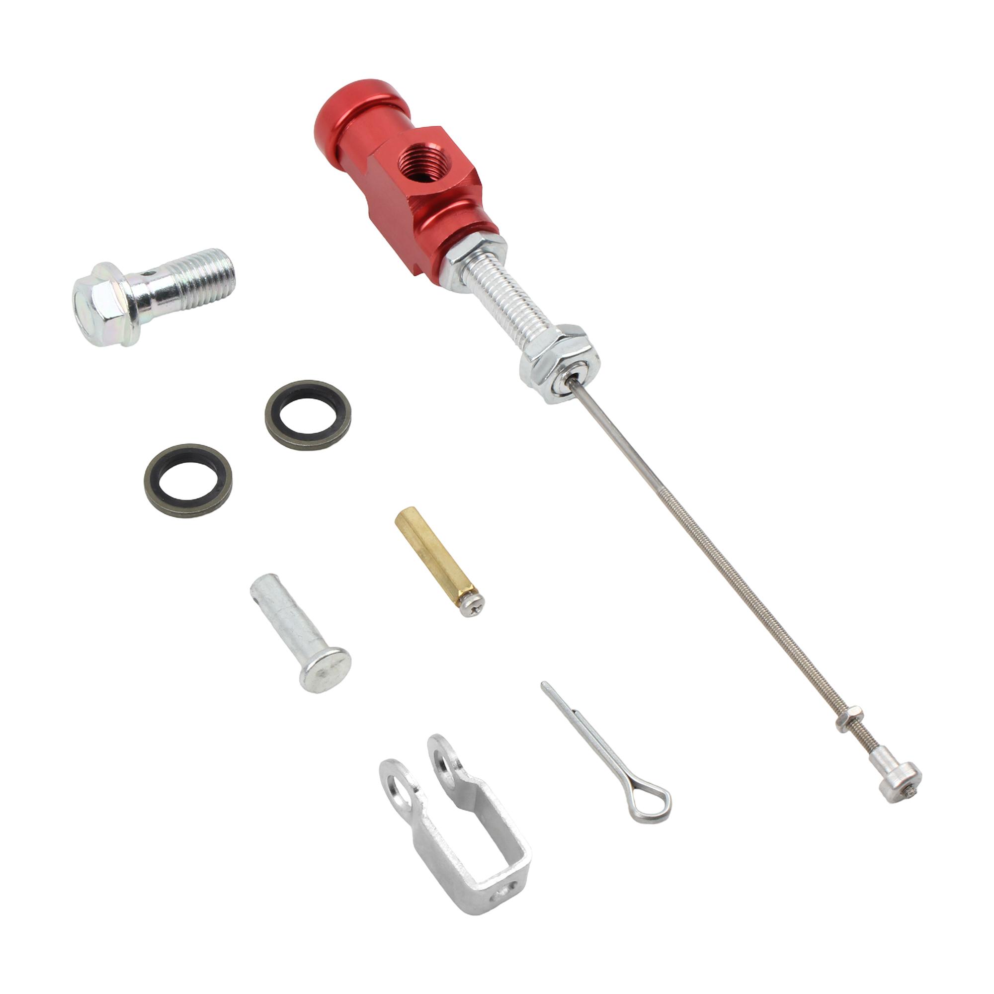 Universal Motorcycle Hydraulic Clutch Master Cylinder Efficient Brake Pump Hydraulic Clutches Motorcycle Hydraulic красный