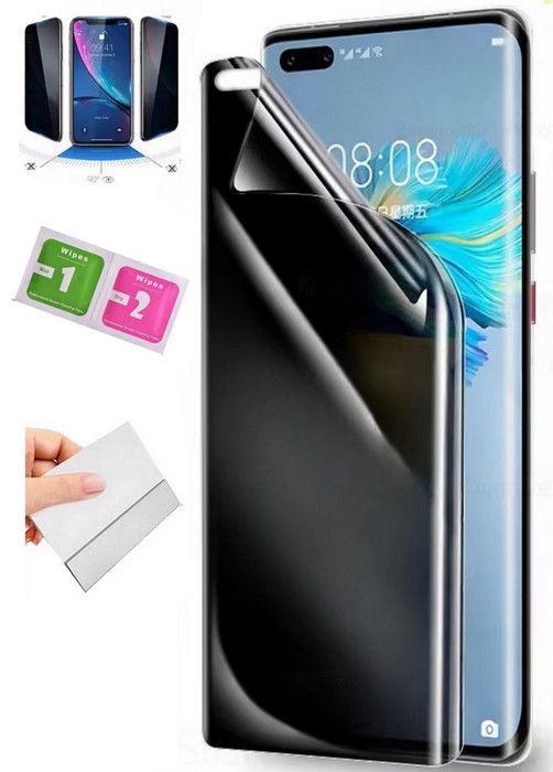 Protecteur d'écran - AILIKA - Motorola Edge 40 - Film hydrogel - Anti-espion - Résistant aux rayures