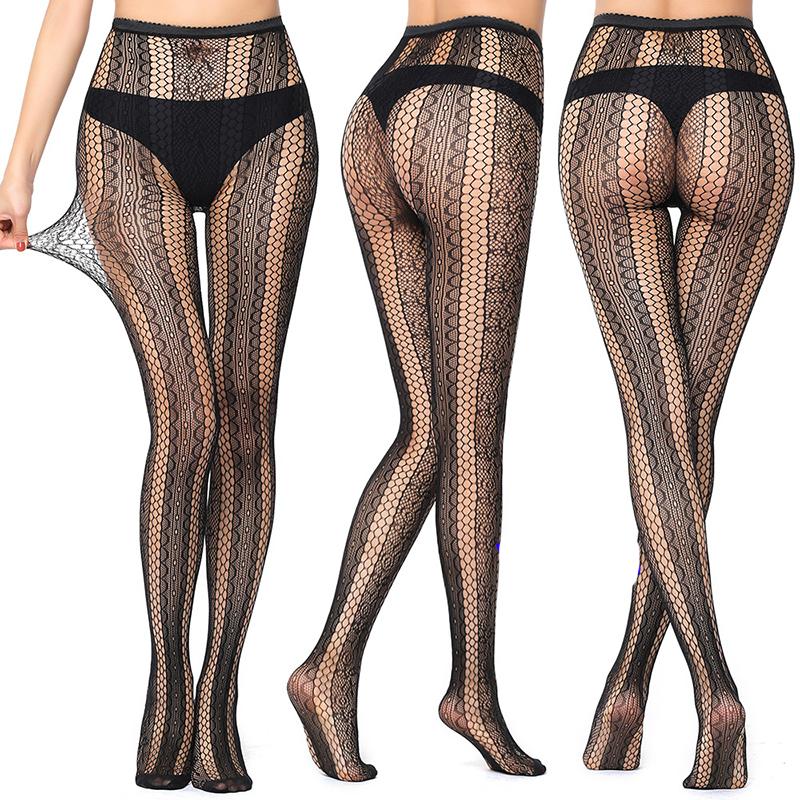 Y2K Lolita Flower Women Socks Classic Lace Mesh Stocking Bottomed Pantyhose Hollow Lolita Retro Floral Rattan Stocking Tights
