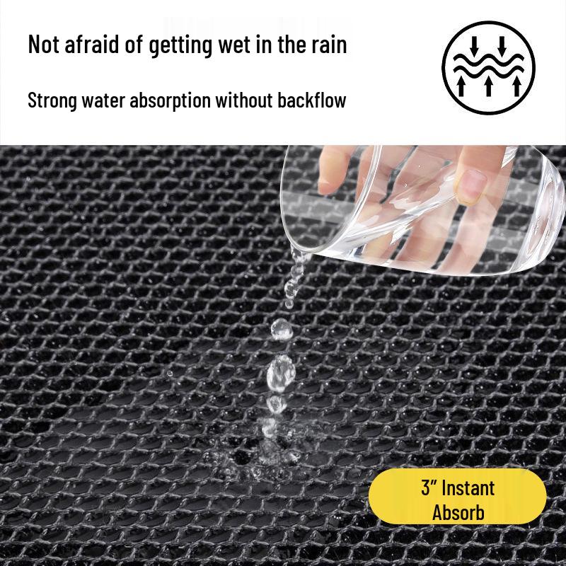 Luxusní protiskluzová elastická vstupní rohožka - Silná, odolná proti opotřebení a nečistotám pro domácí i venkovní použití