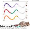 1PC Cat Toys Chew Rope Safe Teeth Cleaning Toy for Indoor Kittens, Interactive Cat Nip Kitty Toys for All Breeds