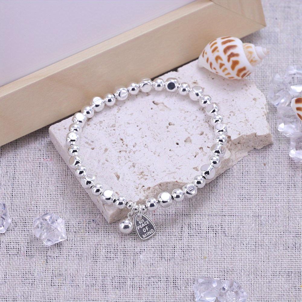New Geometry Bead Punk Comfortable Words Irregular Bracelet Women's Fashion Jewelry Gift for Girls
