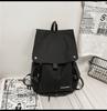 Minimalist Oxford Cloth Backpack For Travel With Feature For Unisex Casual Use