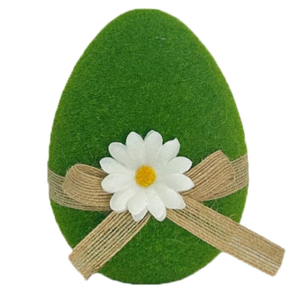 

with Flower Bow Large Plush Egg Colorful Easter Egg Ornaments Spring Party Decor
