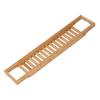 Bamboo Bathtub Tray Simple Durable Bathtub Rack Book Wine Holder for Home Bathroom