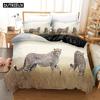 Set Biancheria da Letto 3D Il Leopardo Set Copripiumino Con Federe Letto Singolo Matrimoniale Queen King Biancheria da Letto