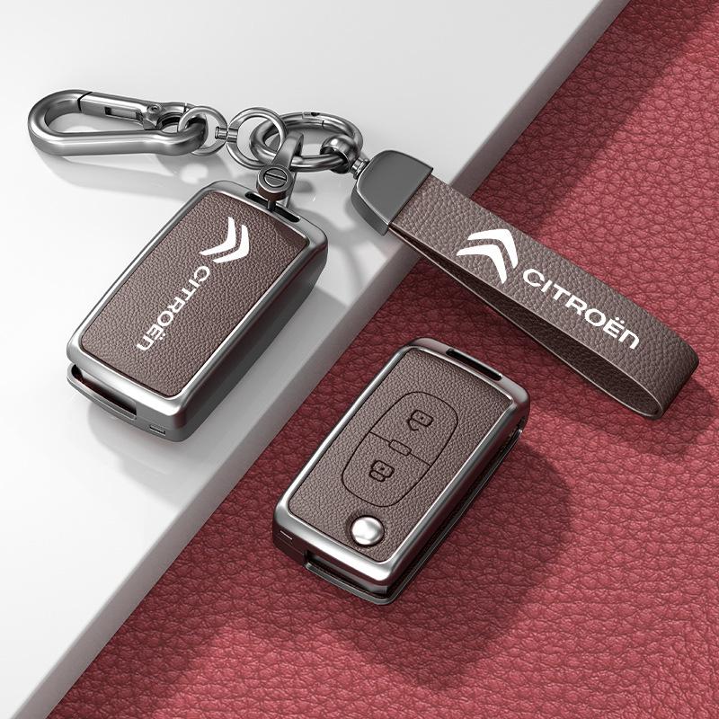 Car Key Cover & Buckle for Citroen C3XR, C4L, Tianyi, C5, C4 Sega, Elysee, C6 Models