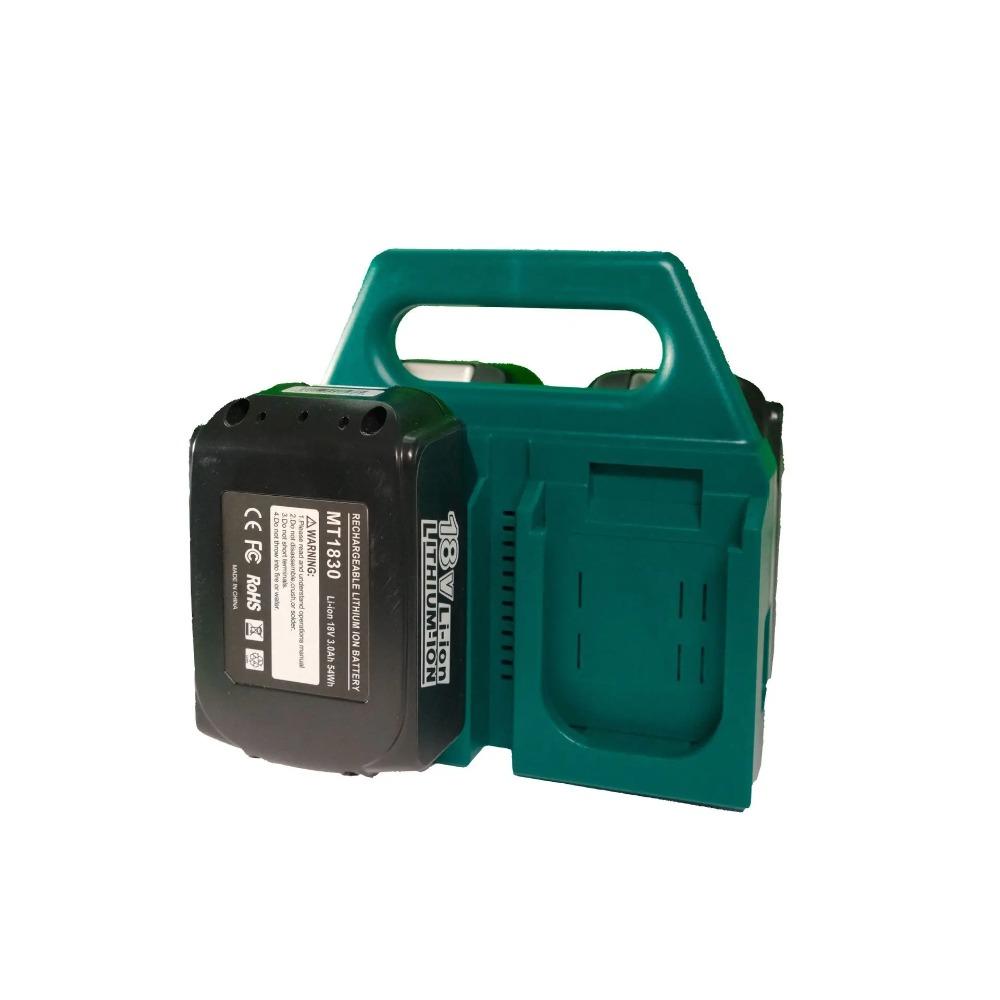 4 Slots Dock Mount Storage Rack Green Machine Drill Storage Bracket Stand  for Makita/Bosch 18V