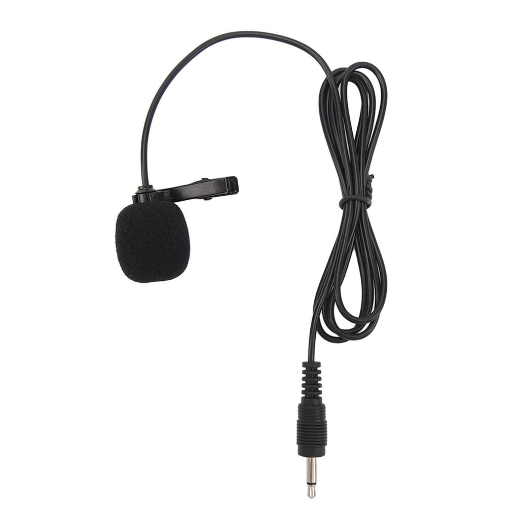 Lavalier Microphone for Computer Small Lapel Microphone Noise Cancelling Clip On Microphone for 3.5mm Laptop Recording