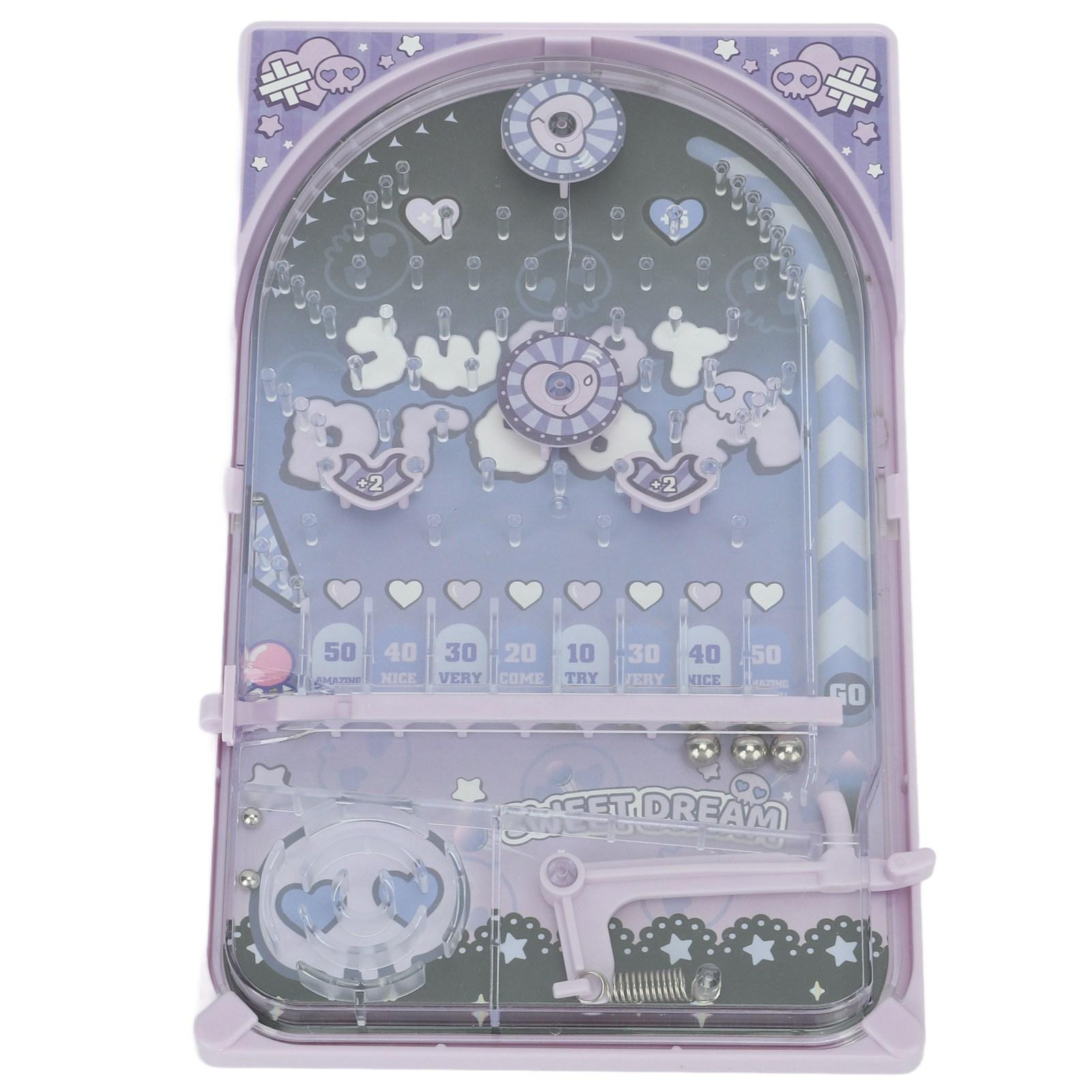 

Детская игра в пинбол, улучшающая координацию рук и глаз, детская гоночная игрушка в пинбол с кронштейном, фиолетовая фиолетовый