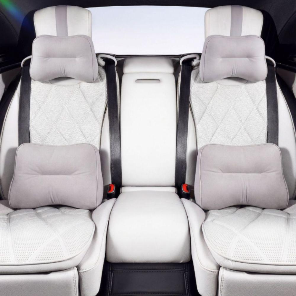 Seasonally Versatile Car Headrest Lumbar Support Seat Cushion Pillow  For All Seasons