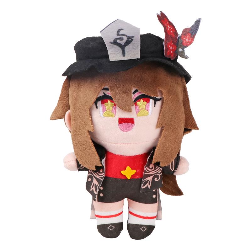 20cm Genshin Impact Plush Pendant Doll Toy Zhong Li Xiao Hu Tao Klee Paimon Soft Stuffed Pillow Kids Christmas Plushies Gifts