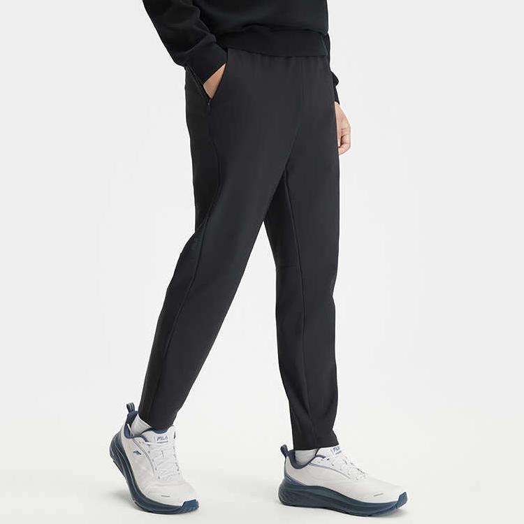 New FILA Knitted Sports Pants Men Pitch Black A11M441612FBK