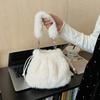 New Fashi Commuter Crossbody Bags for Women Stylish Fluffy Shoulder Handle Bag Comfortable and Versatile Texture Bucket Bag