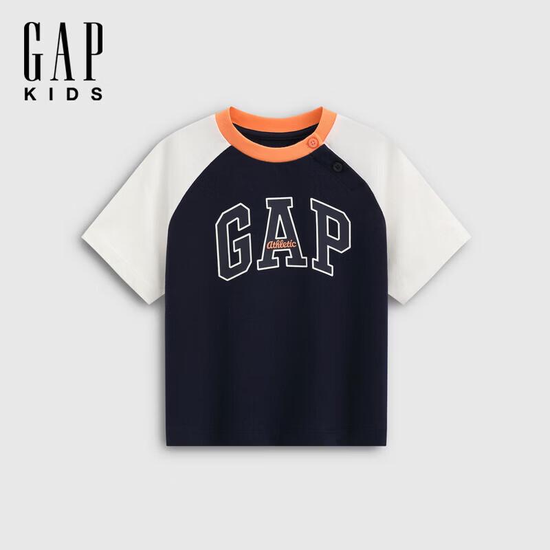 GAP Boys Toddler Logo Print Short Sleeve T-Shirt 90/52