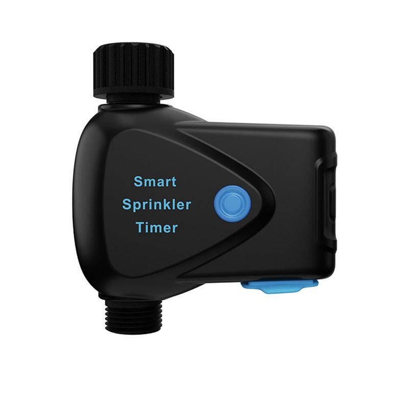 ABIY Wireless Tuya Wifi Smart Sprinkler Meter Water Meter Control Real-Time Flow Rate And Water Usage Tracking Consumption чёрный