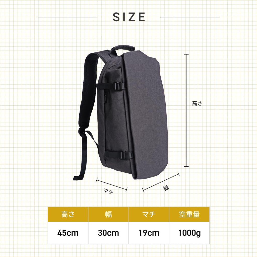 RUN JOURNEY Rundayspack2 Lightweight Running Backpack, Stable Business Bag for Running, Perfect for Commuting, Student Use, Water-Repellent (Black)