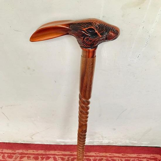 Rabbit Head Walking Cane Elegant Fun Walking Stick