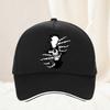 Hellfire Demon Flame Skull Print Baseball Cap Retro Streetwear Fashion Unisex Daily Commute  Outdoor Hiking Fan Gift