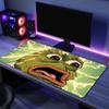 Funny PPepe the FFrogS Mouse Pad Large Desk Mat Keyboard Ergonomic Office Rubber PC Nonslip Antifray Home Custom