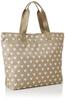 Tote Bag DCOC Big Tote with Top Zipper Beige [Disney/Coco]