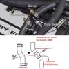 1Pc Black Water Temp Gauge Radiator Temperature Water Temp Joint Pipe Sensor 18MM 20MM 22MM 24MM Hose Adapter