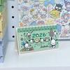 Cute Cartoon 2026 Colorful Sanrio Small Desk Calendar Desktop Ornament Creative Calendar Planner Desktop Office Stationery Gifts