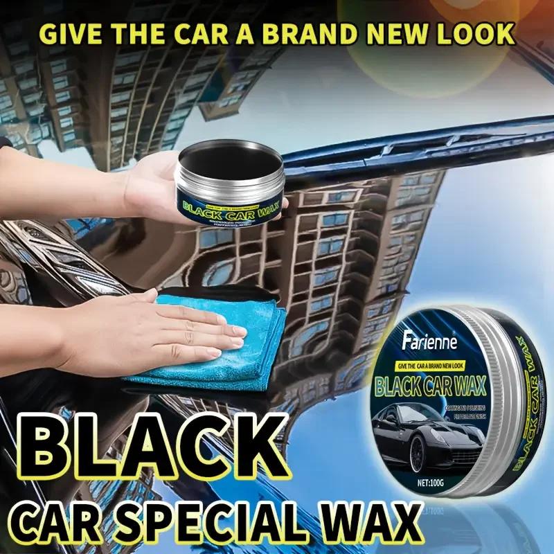Ceară Polish Auto de Înaltă Calitate, 100 grame - Oferă luciu profund, îndepărtează zgârieturile și oferă protecție de lungă durată pentru mașinile negre
