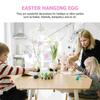 12 Pcs Eggs Easter Hanging Decorations Ornaments Decorating Pendant for Decorate Party Adornments