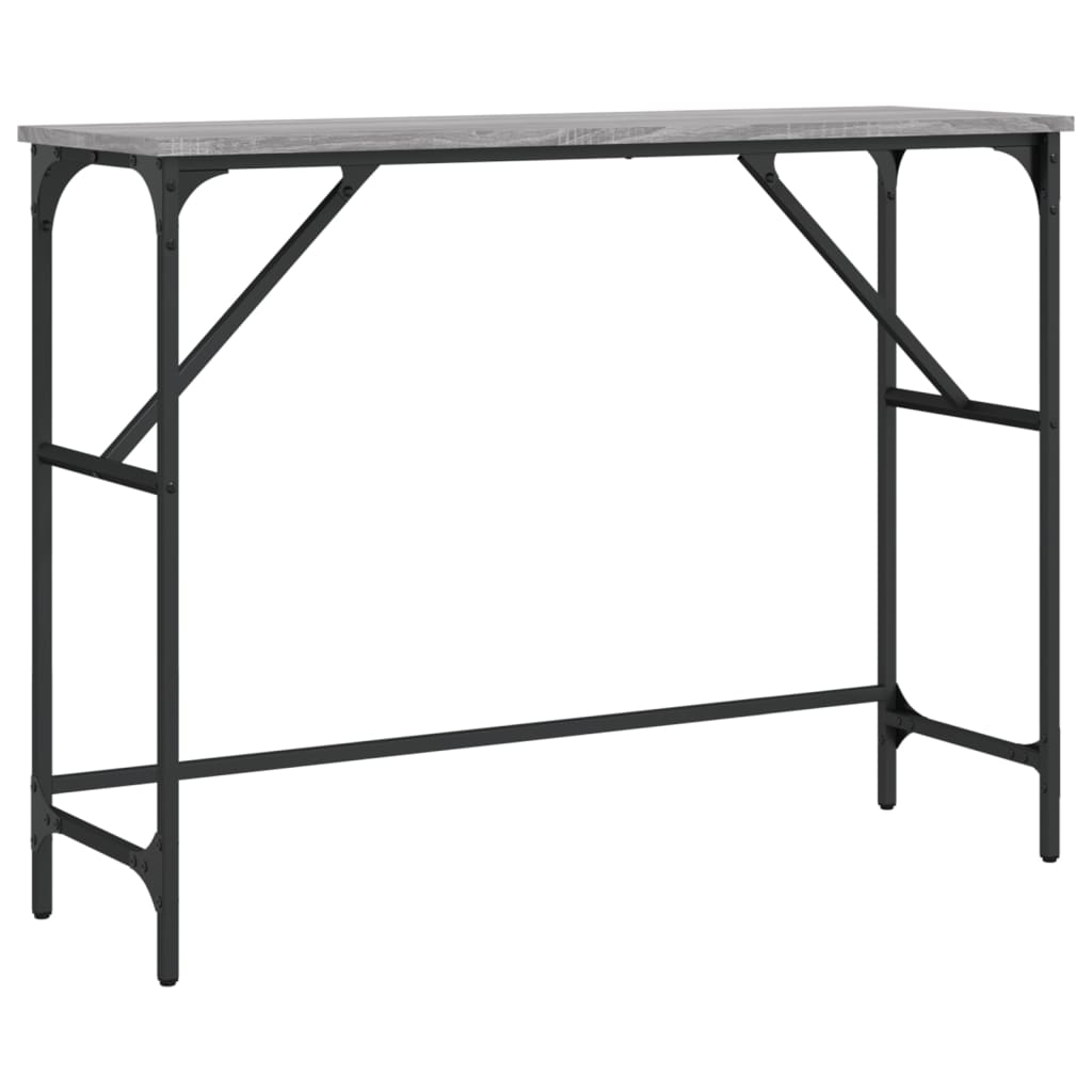 Console Table Grey Sonoma 100x32x75 cm Particleboard