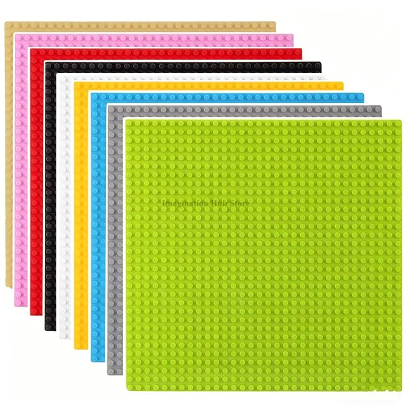 14 Farben 32*32 Noppen Doppelseitige Grundplatte, Kreative Klassische Bausteine Grundplatte, MOC DIY Steine Kompatible Markensteine