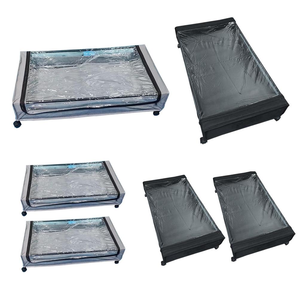 Shoe Storage Containers with Lid Save Space Large Bedroom Organizer for Sweater, Bedding,