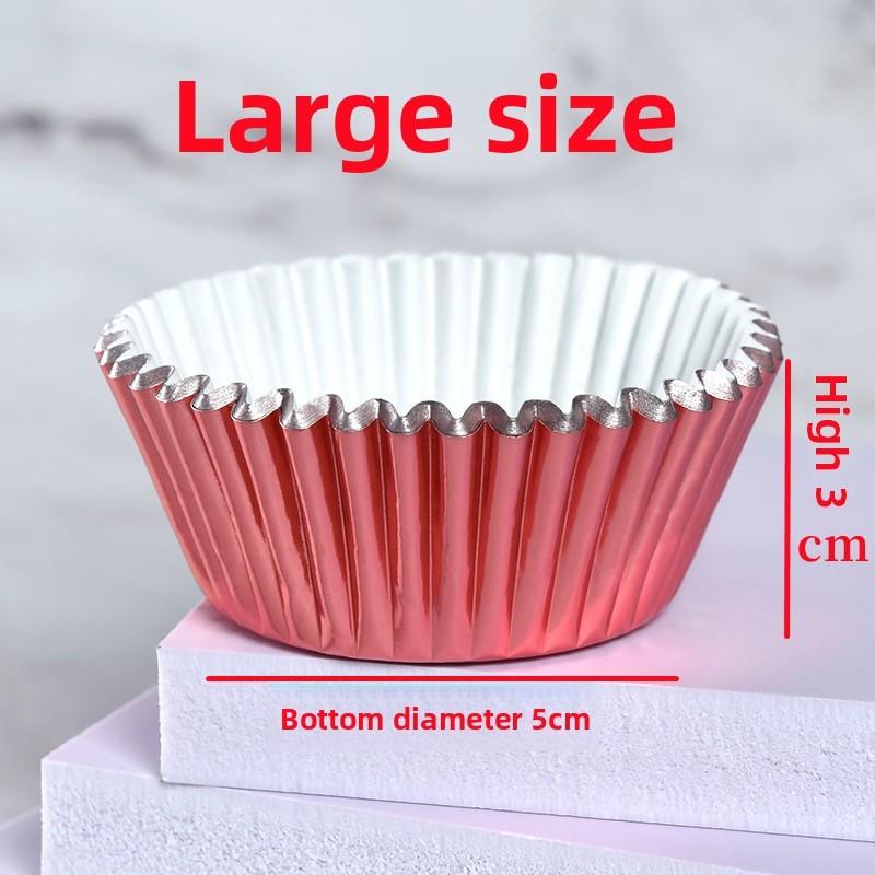 Baking Paper Cups Aluminum Foil Thickened Gold Silver For Cake Cupcake Baking Supplies