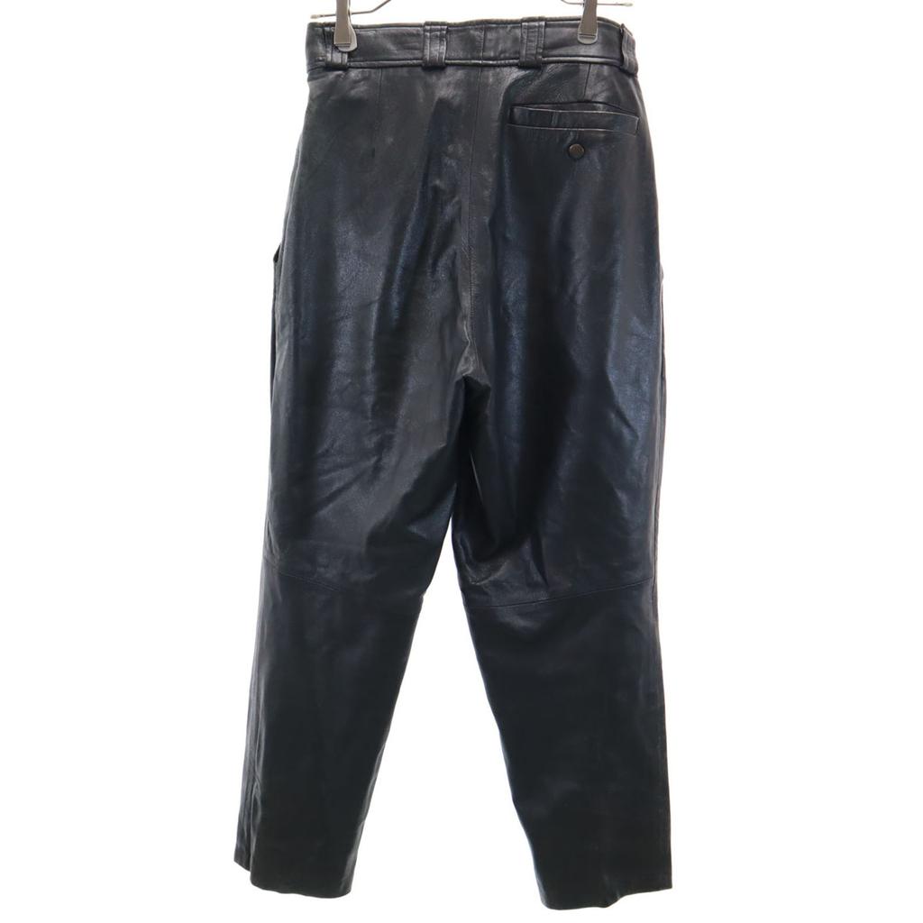 BEBE SPORT 80s 90s Made In USA Old Genuine Leather Leather Pants W30 Women Used