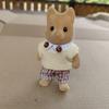 1pcs Forest Animal Family 1:12 Dollhouse Furniture Mini Rabbit Bear Dog Cat Pets Dolls  Figure Toy Dolls Kids Gifts