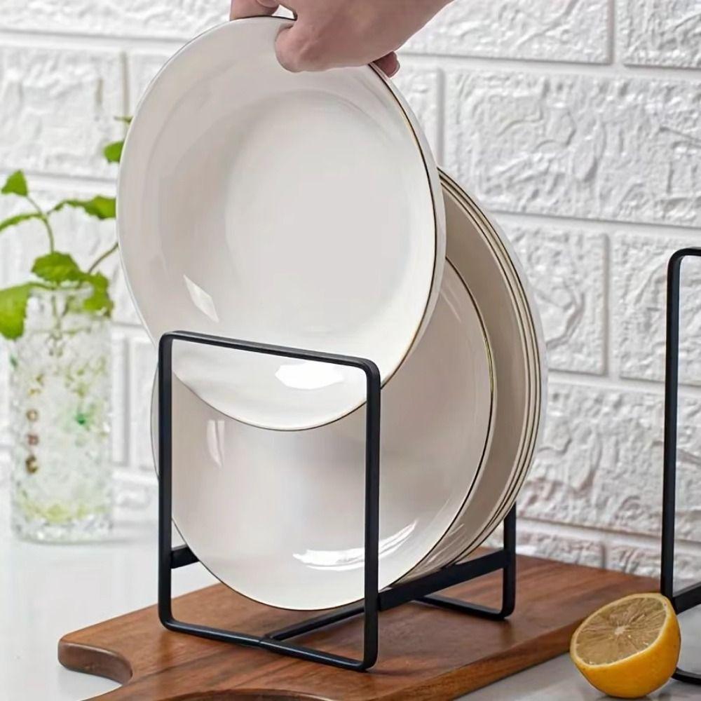 Vertical Plate Cutlery Organizer Large/Small Cabinet Tray Rack  for Dinner Utensils